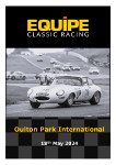 Programme cover of Oulton Park Circuit, 18/05/2024