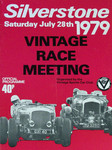 Programme cover of Silverstone Circuit, 28/07/1979